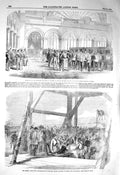 Old Antique Print 1856 Archduke Maximilian Austria Napoleon Paris Hamble 19th