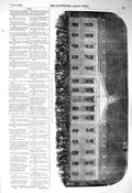Antique Old Print *3206 1856 Peace Illuminations East India House Building