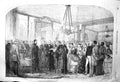 Original Old Antique Print 1856 Reception Major-General William Williams Dover