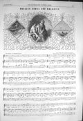 Old Antique Print 1856 Sheet Music The Trusting Heart Mackay Frank Mori 19th