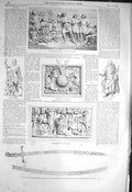 Old Antique Print 1856 Braemar Games Balmoral Sword Williams Nova Scotia 19th