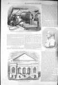 Old Antique Print 1856 Gun Merrimac Ship Henry Cort Corn Exchange Boston 19th