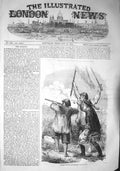 Original Old Antique Print 1857 Chinese Mandarin Siers Bat 19th