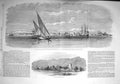 Original Old Antique Print 1857 Keuta Bolan Pass Bassadore British Persi 19th