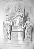 Old Antique Print 1857 Marble House Lords Queen Victoria Justice Clemency 19th