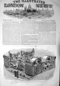 Antique Print *3705 1857 Screw Engines Great Eastern Steam Ship James Watt