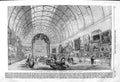 Old Antique Print 1857 Gallery Modern Art Treasures Exhibition Manchester 19th
