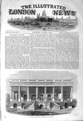 Original Old Antique Print 1857 Bank Delhi India Building Architecture 19th