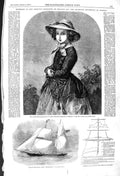 Old Antique Print 1857 Archduchess Maximillian Austria Yacht Remarkable 19th