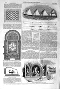 Old Antique Print 1857 Jointed Steam Ship Triptych Key Alton Towers Arnal 19th