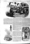 Old Antique Print 1857 Steam-Washing Machinery Pancras Workhouse London 19th
