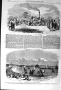 Old Antique Print 1857 Crosskill Romaine Cultivator Penzance Mount'S Bay 19th