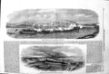 Original Old Antique Print 1857 Bourne Steam Boat Indian River Delhi Flagstaff