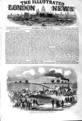 Original Old Antique Print 1857 Rutland Ploughing Meeting Upingham Agriculture