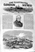 Original Old Antique Print 1857 General Nicholson Delhi Hindoo Roa House 19th