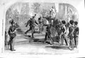 Original Old Antique Print 1857 Emperor Austria Russia Belvedere Weimar Al 19th