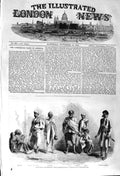 Original Old Antique Print 1857 Hindoo Thugs Poisoners Nujeeb Policeman India