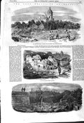 Old Antique Print 1857 Explosion Mayence Stephen'S Church Kastrick Street 19th