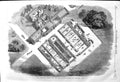 Original Old Antique Print 1857 Farm Buildings Earl Macclesfield Shirburn Oxon