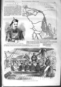 Original Old Antique Print 1858 War China Commissioner Yeh Canton River Jo 19th