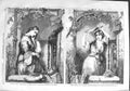 Original Old Antique Print 1858 Portrait Ladies Disappointment Hope Woolmer