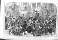 Old Antique Print 1858 Royal Wedding Festivities Procession Palace Berlin 19th