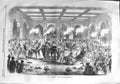Original Old Antique Print 1858 Scene Hoolie Festival Celebration India 19th