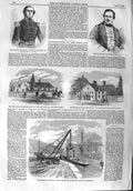 Old Antique Print 1858 Livingstone Outram Birkenhead Ship Williams Inglis 19th