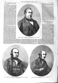 Old Antique Print 1858 Henry Thomas Hope Brunel Scott Russell Leviathan 19th