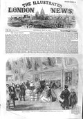 Old Antique Print 1858 Queen Prince Albert Queen Portugal Royal Academy 19th