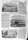 Original Old Antique Print 1858 Sailor'S Home Amsterdam Rotterdam Anglesey Ship