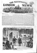 Original Old Antique Print 1858 Scene Bar House Commons Parliament Speechmaking