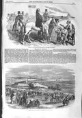 Original Old Antique Print 1858 George Duke Wellington Waterloo Overton Chester