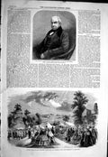 Old 1858 Robert Brown Keeper Botany Cottagers Flower Show Coleshill P Victorian