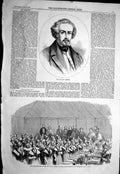 Old 1858 Ary Scheffer Fete Asylum Female Orphans Archbishop Canterbur Victorian