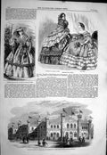 Old 1858 Building Zurich Swiss National Musical Festival Ladies Fashi Victorian