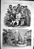 Old 1858 Swedish Minstrels St. James'S Hall Merchant Venice Princess Victorian