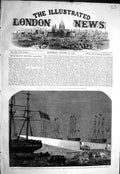 Old 1858 Cherbourg Emperor Napoleon State Gondola Diadem Ship Fitzmau Victorian
