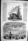 Old 1858 St. Matthias Church Richmond Surrey Charity School Children Victorian