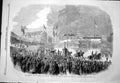 Old 1858 Queen Leeds Procession Railway Station Route Woodsley House Victorian