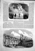 Old 1858 Italian Salamander Cremorne Gardens Queen Leeds Kirkstall Ab Victorian