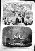 Old 1858 Queen Leeds Town Clerk City Hall New York Illumination Atlan Victorian