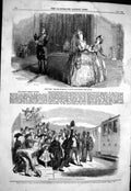 Old 1858 Scene Rose Castile Drury Lane Theatre Queen Dunbar Railway S Victorian