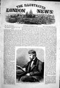 Antique Old Print 1858 Portrait Mr Thomas Carlyle Thinker Writer Middlebie 19th
