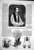 Old 1858 Rev. William Ingraham Kip Bishop California Vesta Flower Tem Victorian