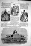 Old 1858 Bathing Kiosk Viceroy Egypt Ladies Fashion Silk Dresses Sati Victorian