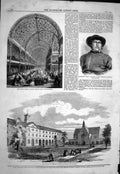 Old 1858 Refuge Female Convicts Fulham Crystal Palace Nathaniel Colby Victorian