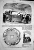 Old 1858 Ceiling Astleys Theatre Blackfordby Church Stevens Bread Mac Victorian