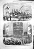 Old 1858 Inauguration Life-Boat House Sunderland Paul'S Cathedral Eve Victorian