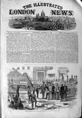 Original Old Antique Print 1859 Prince Alfred Custom House Stairs Valetta Malta